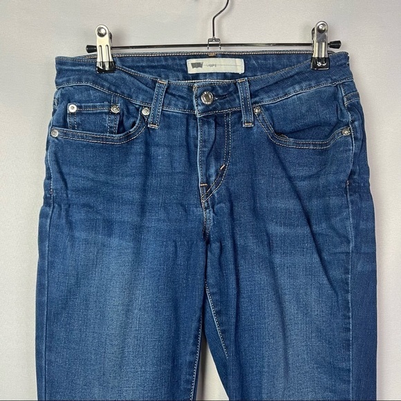 Levi's Dark Blue Wash Legging Jegging Skinny Jeans 27 - Picture 3 of 6